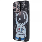 iPhone 14 Pro Max Cover Astronaut Sort Brun
