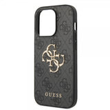 Guess iPhone 14 Pro Max Cover Big Metal Logo Grå