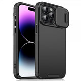 iPhone 14 Pro Max Cover med Kameraskyder Sort