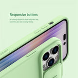 Nillkin iPhone 14 Pro Max Cover CamShield Silky MagSafe Grøn