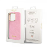 Guess iPhone 14 Pro Max Cover Croco Rosa