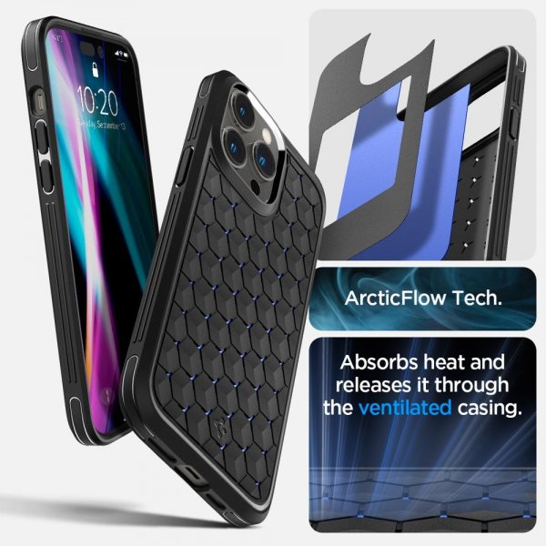 Spigen iPhone 14 Pro Max Cover Cryo Armor Mat Sort