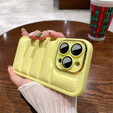 iPhone 14 Pro Max Cover Down Jacket Design Gul