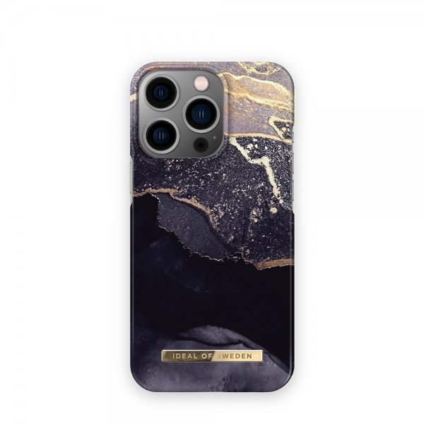 Ideal of Sweden iPhone 14 Pro Max Cover Fashion Case MagSafe Golden Twilight Marble