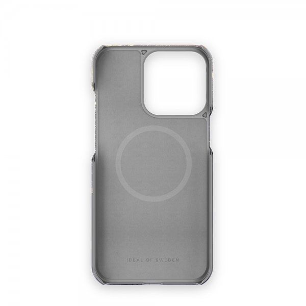Ideal of Sweden iPhone 14 Pro Max Cover Fashion Case MagSafe Golden Twilight Marble
