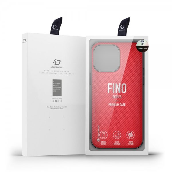 Dux Ducis iPhone 14 Pro Max Cover FINO Series Rød