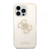 Guess iPhone 14 Pro Max Cover Fuld Glitter Guld