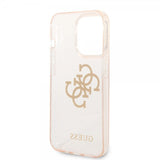 Guess iPhone 14 Pro Max Cover Fuld Glitter Guld