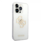 Guess iPhone 14 Pro Max Cover Full Glitter Transparent