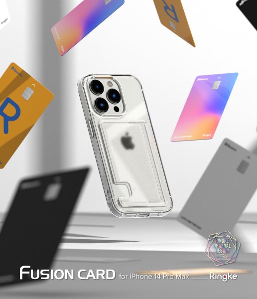 Ringke iPhone 14 Pro Max Cover Fusion Card Clear