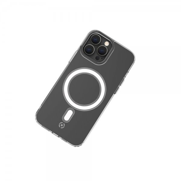 Celly iPhone 14 Pro Max Cover GELSKINMAG MagSafe Transparent