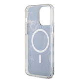 Guess iPhone 14 Pro Max Cover Golden Marble MagSafe Sort