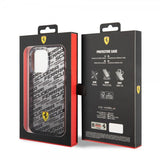 Ferrari iPhone 14 Pro Max Cover Gradient Scuderia Sort
