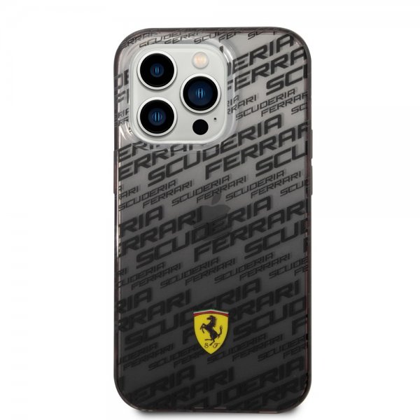 Ferrari iPhone 14 Pro Max Cover Gradient Scuderia Sort