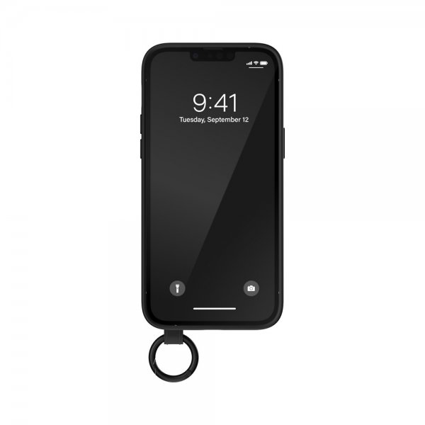 Adidas iPhone 14 Pro Max Cover Håndstrop Cover Sort Hvid