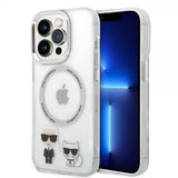 Karl Lagerfeld iPhone 14 Pro Max Cover Karl & Choupette MagSafe Transparent