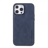X-Level iPhone 14 Pro Max Cover Lædertekstur Blå