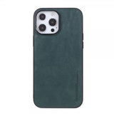X-Level iPhone 14 Pro Max Cover Lædertekstur Grøn