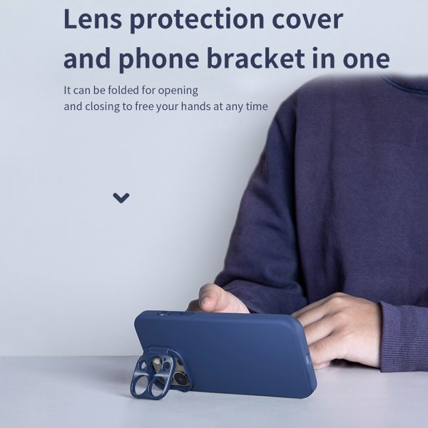 Nillkin iPhone 14 Pro Max Cover LensWing MagSafe Blå