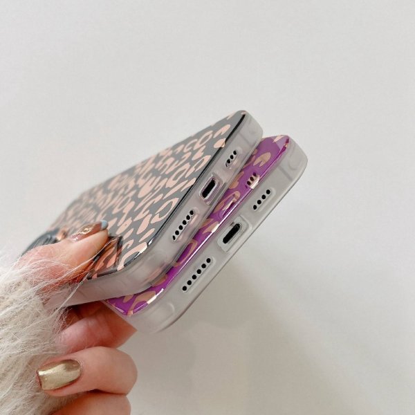 iPhone 14 Pro Max Cover Leopardmønster Hvid