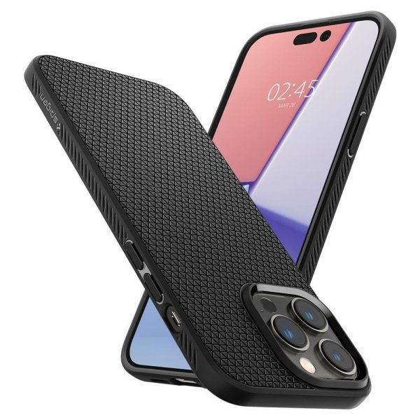 Spigen iPhone 14 Pro Max Cover Liquid Air Mat Sort