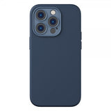 Baseus iPhone 14 Pro Max Cover Liquid Silica Gel MagSafe Blå