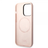 Karl Lagerfeld iPhone 14 Pro Max Cover Flydende Silikone Karl MagSafe Pink