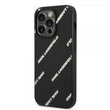 Karl Lagerfeld iPhone 14 Pro Max Cover Logomania Sort