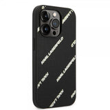 Karl Lagerfeld iPhone 14 Pro Max Cover Logomania Sort