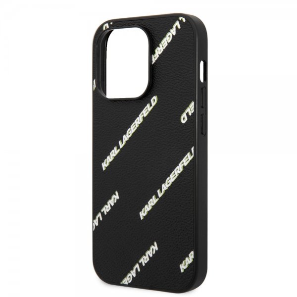 Karl Lagerfeld iPhone 14 Pro Max Cover Logomania Sort