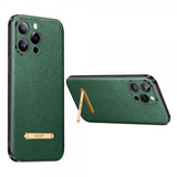 Sulada iPhone 14 Pro Max Cover med Stander Grøn