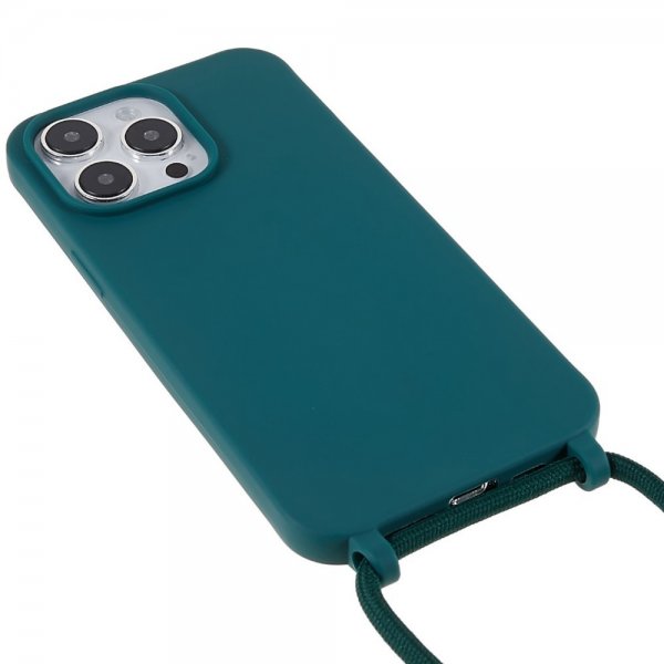 iPhone 14 Pro Max Cover med Strap Grøn