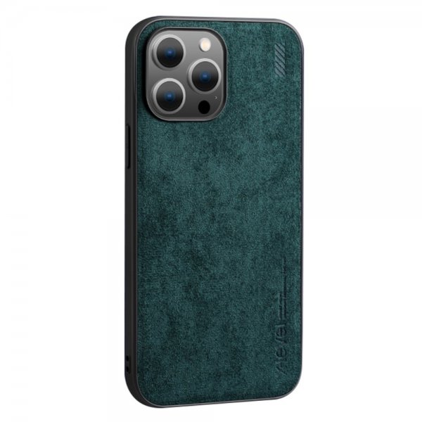X-Level iPhone 14 Pro Max Cover Mockatekstur Grøn