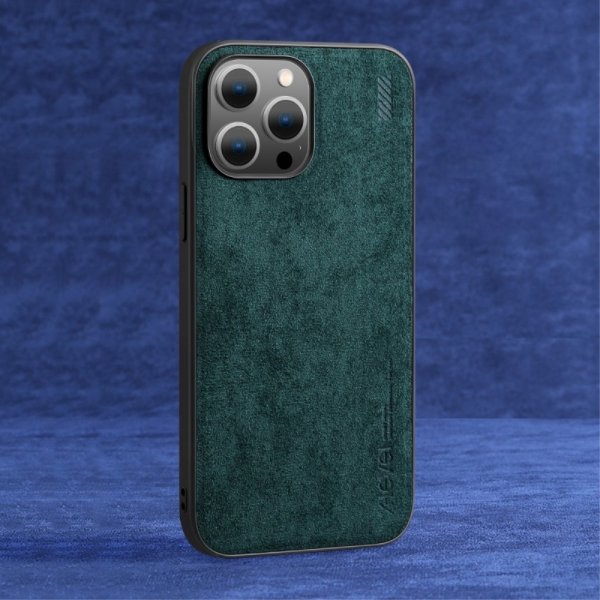 X-Level iPhone 14 Pro Max Cover Mockatekstur Grøn