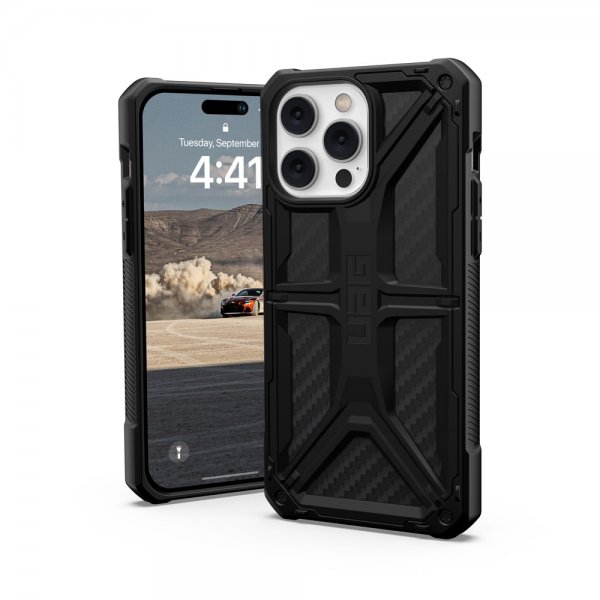 Urban Armor Gear (UAG) iPhone 14 Pro Max Cover Monarch Carbon Fiber