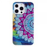 iPhone 14 Pro Max Cover Motiv Blå Mandala