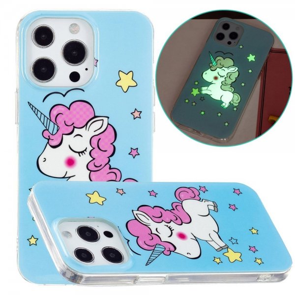 iPhone 14 Pro Max Cover Motiv Enhjørning