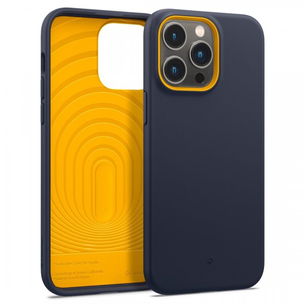 Caseology iPhone 14 Pro Max Cover med Skærmbeskytter Nano Pop 360 Blueberry Navy