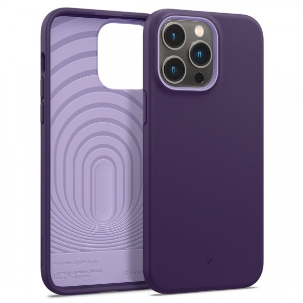 Caseology iPhone 14 Pro Max Cover med Skærmbeskytter Nano Pop 360 Grape Purple