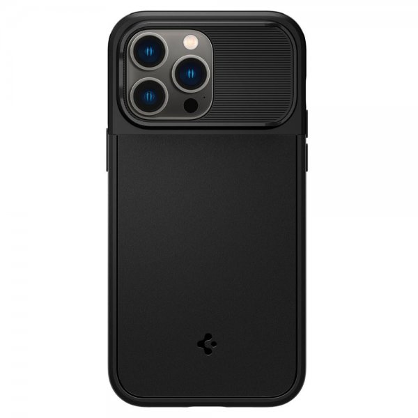 Spigen iPhone 14 Pro Max Cover Optik Armor MagFit Sort