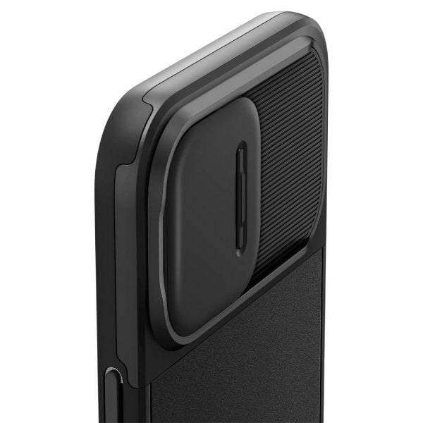Spigen iPhone 14 Pro Max Cover Optik Armor MagFit Sort