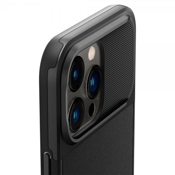 Spigen iPhone 14 Pro Max Cover Optik Armor MagFit Sort