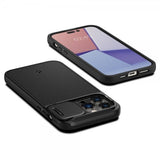 Spigen iPhone 14 Pro Max Cover Optik Armor MagFit Sort
