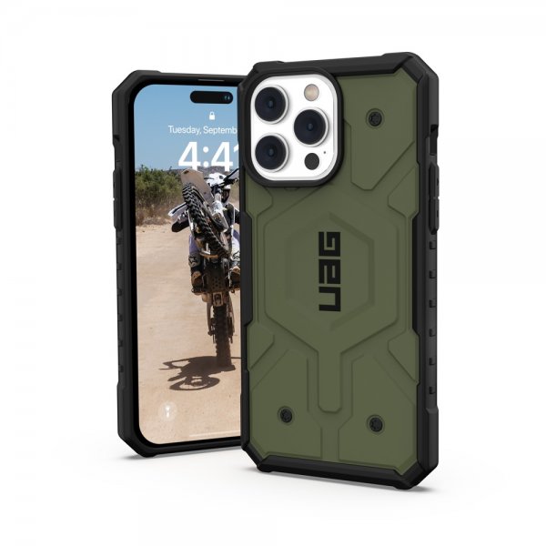 Urban Armor Gear (UAG) iPhone 14 Pro Max Cover Pathfinder MagSafe Olive