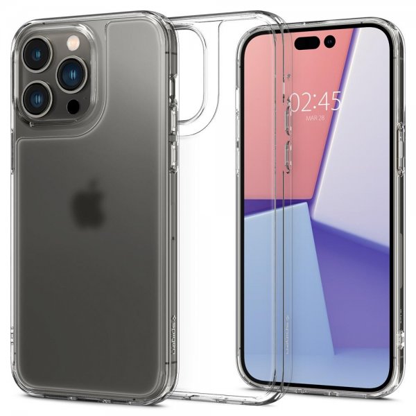 Spigen iPhone 14 Pro Max Skal Quartz Hybrid Mat Klar