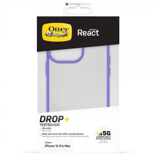 Otterbox iPhone 14 Pro Max Cover React Purplexing