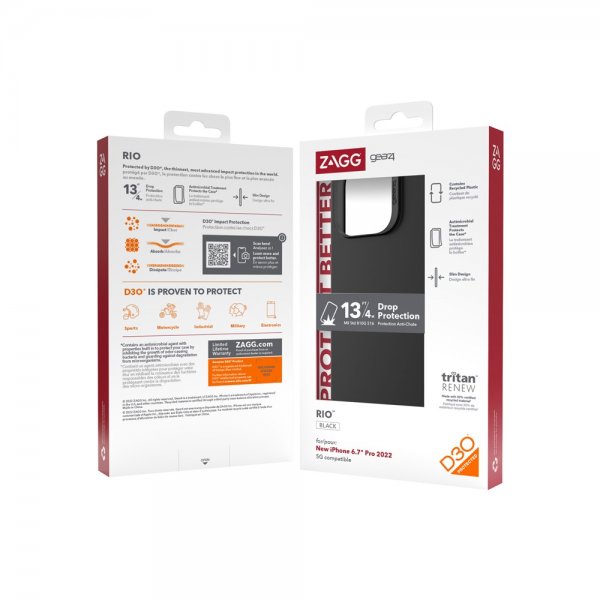 Gear4 iPhone 14 Pro Max Cover Rio Sort