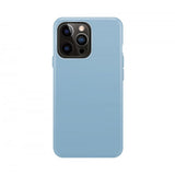 Xqisit iPhone 14 Pro Max Cover Silicone Case Lyseblå