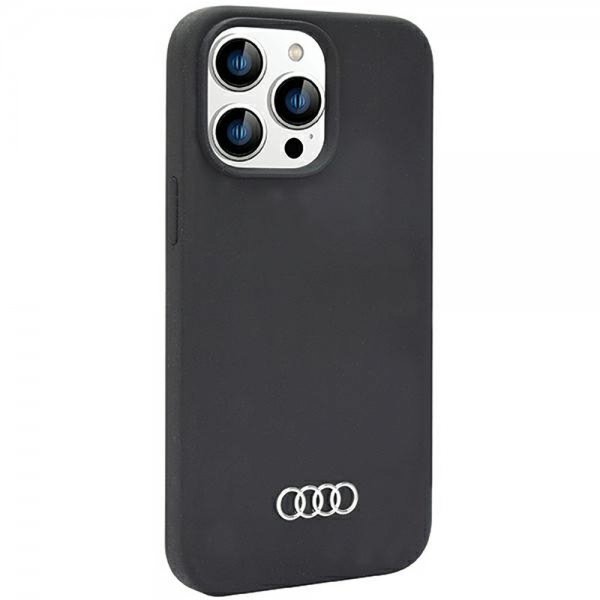 Audi iPhone 14 Pro Max Skal Silikone Sort