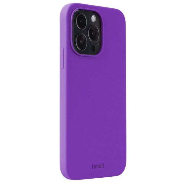 holdit iPhone 14 Pro Max Cover Silikone Bright Purple
